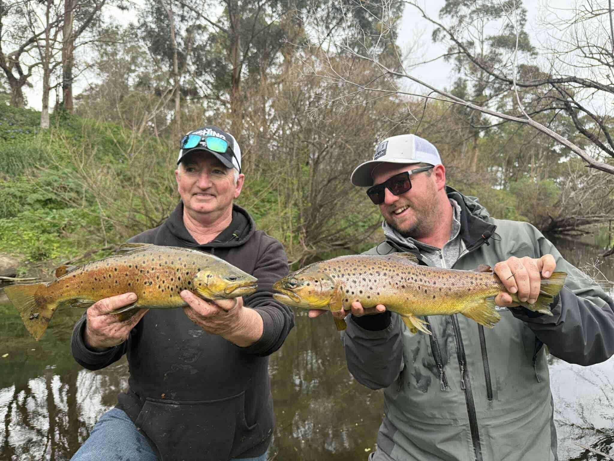 Trout filming