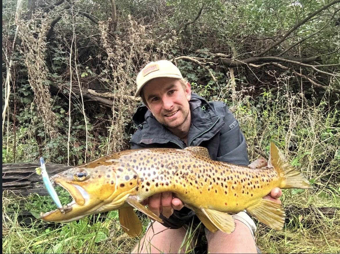 Sponsered angler fishing